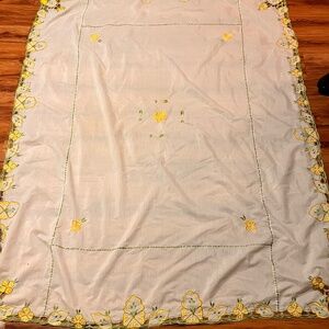 1960’s Floral Tablecloth